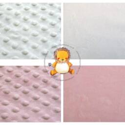 Luxury Baby Bubble Blanket in Pink, Blue Or White With Name & Rainbow , For Births, Christenings, Gifts, Birthdays Celebrations - thumbnail 2