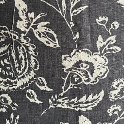 Cabbages & Roses French Toile Charcoal Vintage Shabby Chic Cushion Cover - thumbnail 3