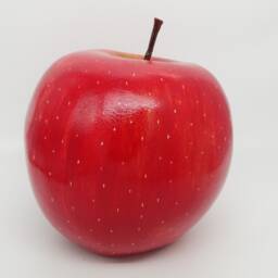Handmade Ceramic Apple Sculpture - Large Realistic Fruit Decor - thumbnail 4