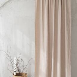 Mimosa Yellow Linen Curtain, Rod Pocket Natural Window Treatments, Linen Home Decor, Light & Airy Curtain - thumbnail 4