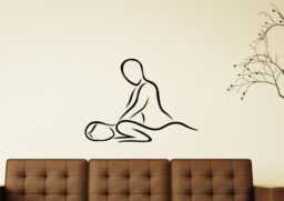 Spa Beauty Salon Wall Decal Vinyl Sticker Massage Girl Woman Art Modern Design Murals Interior Decor - 2Spa - thumbnail 1