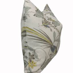 Schumacher Campagne Signature Collection Cadet & Citrus Cushion Cover Pillow Double Sided - thumbnail 3