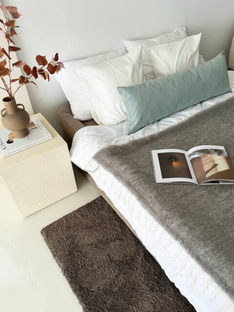 Linen Fabric Any Size Lumbar Pillow Cover, Oversize Long Case, Soft Large Body Cushion Hidden Zipper, 14x47, 20x28 - image 1