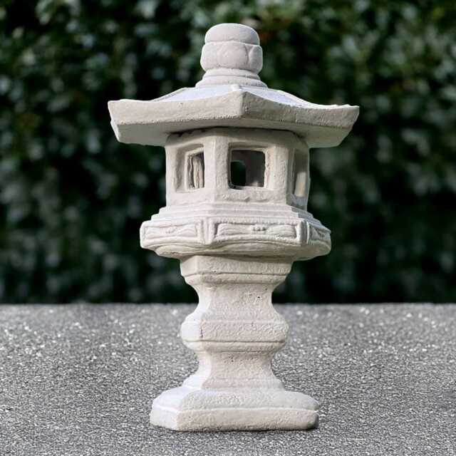 Japanese Pagoda Sculpture Concrete Lantern Statue Stone Tradition Figurine Asian Decoration Zen Garden Ornament Art Gift - image 1
