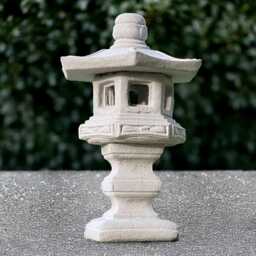 Japanese Pagoda Sculpture Concrete Lantern Statue Stone Tradition Figurine Asian Decoration Zen Garden Ornament Art Gift - thumbnail 1