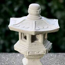 Japanese Pagoda Sculpture Concrete Lantern Statue Stone Tradition Figurine Asian Decoration Zen Garden Ornament Art Gift - thumbnail 3