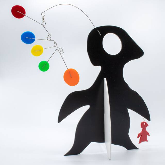 Kineticats Penguin Art Stabile Modern Abstract Sculpture, Limited Edition - image 1