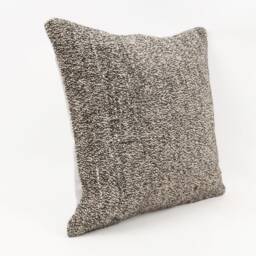 Handwoven Turkish Kilim Pillow Embroidered Wool Home Decor - 18''x18'' - thumbnail 3