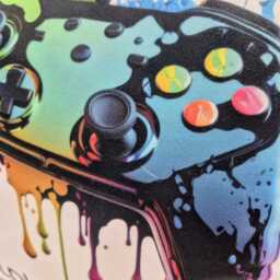 Personalised Gaming Controller Cushion - Custom Throw Pillow, Gift For Gamers, Unique Bedroom D??cor, Colourful Boys Room Accessory - thumbnail 4
