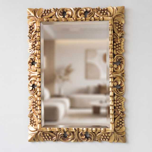 Gold Wall Mirror Large 29x21 - image 1