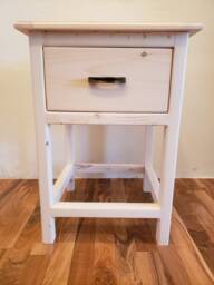Farmhouse End Table With Drawer - thumbnail 1