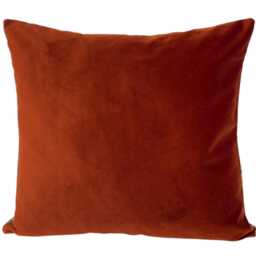 William Morris Cushion Cover Terracotta Velvet Reverse All Sizes - thumbnail 3