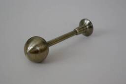 Curtain Holdback Boho Decor Tie Back Housewarming Gift Modern Wall Ball Metal Pencil Antique Gold 115mm 4.52 Inch Pack Of 1 - thumbnail 4