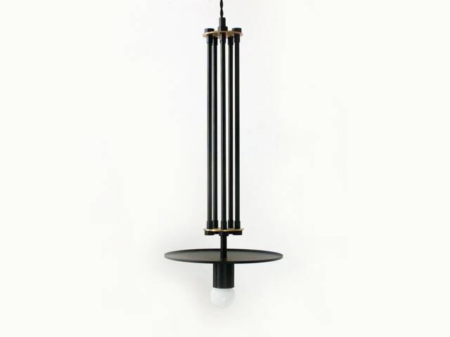 Black & Gold Eclectic Pendant Light Ceiling Fixture Bathroom Kitchen Island Foyer Lamp - image 1