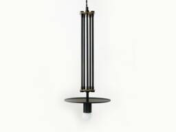 Black & Gold Eclectic Pendant Light Ceiling Fixture Bathroom Kitchen Island Foyer Lamp - thumbnail 1