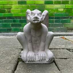 Concrete Gargoyle Statue Stone Gothic Troll Sculpture Outdoor Garden Gremlin Ornament Mythical Yard Art Monster Figurine Gargoyle Decor Gift - thumbnail 2