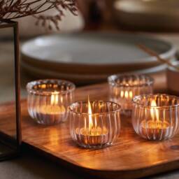 Kira Small Glass Cup, Set Of 4 - thumbnail 3
