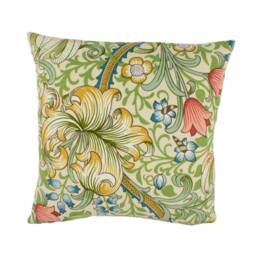 William Morris - Golden Lily Green/Gold Classic Bold Floral Designer Cushion Cover Luxury Throw Pillow Handmade Home Decor - thumbnail 2