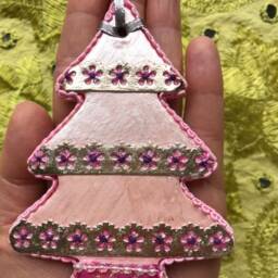 Holiday Decoration - Pink Christmas Tree - thumbnail 2