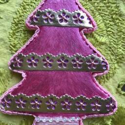 Holiday Decoration - Pink Christmas Tree - thumbnail 3