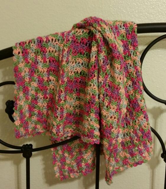 Fruity Shells Crochet Baby Blanket - image 1