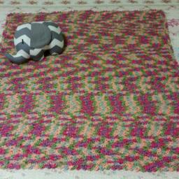 Fruity Shells Crochet Baby Blanket - thumbnail 2