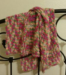 Fruity Shells Crochet Baby Blanket