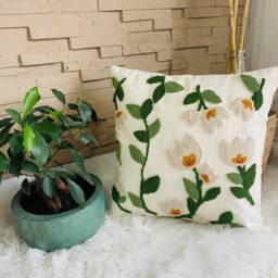 Punchneedle Cushion Cover/Living Room/Bedroom/Boho Style/Decoration - thumbnail 3