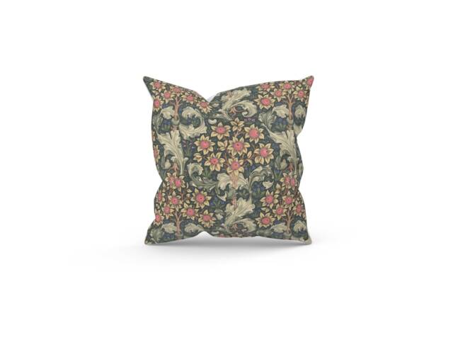 Handmade William Morris Orchid Nightshade Cushion, Modern Home Decor, UK Made - image 1