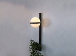 Moderm Wall Lamp With Plant - Vanity Light Modern Sconce Black Lights- Mid Century Fixture - thumbnail 1