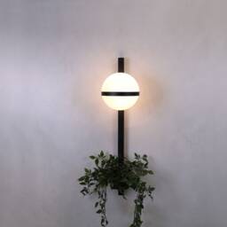 Moderm Wall Lamp With Plant - Vanity Light Modern Sconce Black Lights- Mid Century Fixture - thumbnail 2
