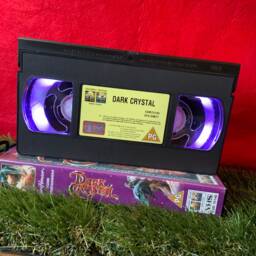 Retro Vhs Lamp Dark Crystal Original Fantasy Night Light Table 80S Lamp. Order Any Movie Man Cave. Great Christmas Gift - thumbnail 1