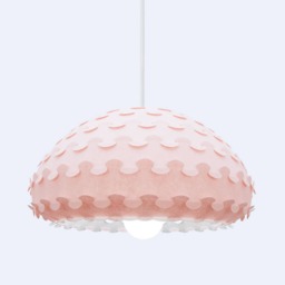 New Soft Pink Modern Pendant Lamp - Kasa P Light
