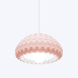 New Soft Pink Modern Pendant Lamp - Kasa P Light - thumbnail 3