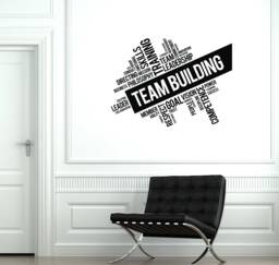 Team Building Vinyl Wall Decal Training Office Space Interior Stickers Mural - #2921Di - thumbnail 1