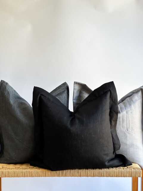 Neutral Boho Pillow Cover Set Textured Beige Decorative Pillows - image 1