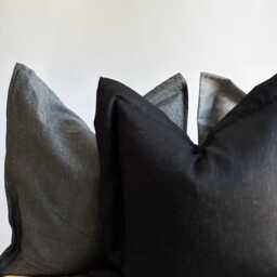 Neutral Boho Pillow Cover Set Textured Beige Decorative Pillows - thumbnail 2