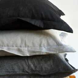Neutral Boho Pillow Cover Set Textured Beige Decorative Pillows - thumbnail 4