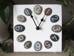 Colorful Stone Clock 6.5