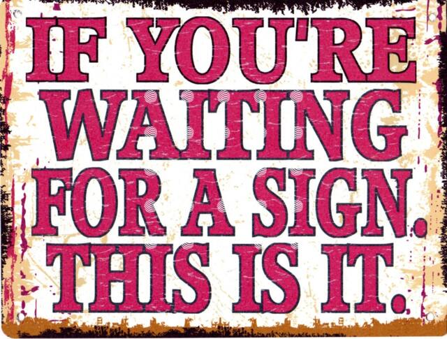 Retro Metal Wall Sign Funny Man Cave Decor