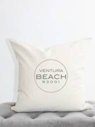 Custom Beach Pillow - 18 X 18, Home Decor, Cushion, Throw Pillow, Gift, Present, Custom Home, House, Lake Life, Beach Lake Home - thumbnail 1