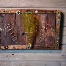 Custom Steampunk Wine Holder - thumbnail 3