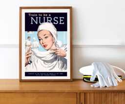 Reprint Of A Nursing Recruitment Poster - thumbnail 1