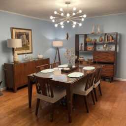 Mid Century Brass Sputnik Chandelier, Handmade Modern Light - 32 Inch - thumbnail 2