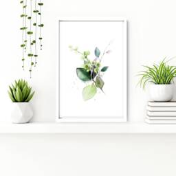 Spa Bathroom Decor, Wall Decor, Botanical Bathroom Art, Prints Set Of 3, Boho Chic Wall Art, Self Care Gift - thumbnail 2