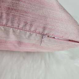 Baby Pink Cushion Cover Silk High Quality Harlequin Fabric Textured Finish Luxury Modern Sofa Bed Pillow Case - thumbnail 4
