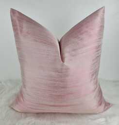 Baby Pink Cushion Cover Silk High Quality Harlequin Fabric Textured Finish Luxury Modern Sofa Bed Pillow Case - thumbnail 1