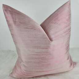 Baby Pink Cushion Cover Silk High Quality Harlequin Fabric Textured Finish Luxury Modern Sofa Bed Pillow Case - thumbnail 2