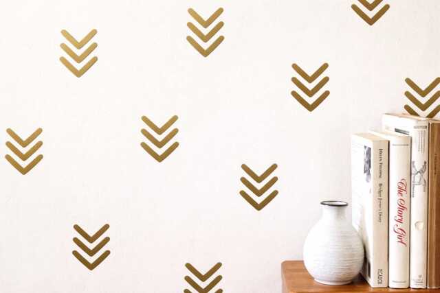 Chevron Arrow Wall Decals Geometric Nursery Decor - image 1