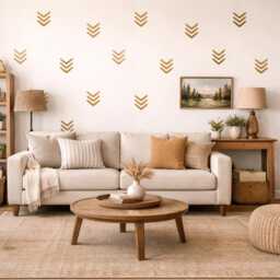 Chevron Arrow Wall Decals Geometric Nursery Decor - thumbnail 2